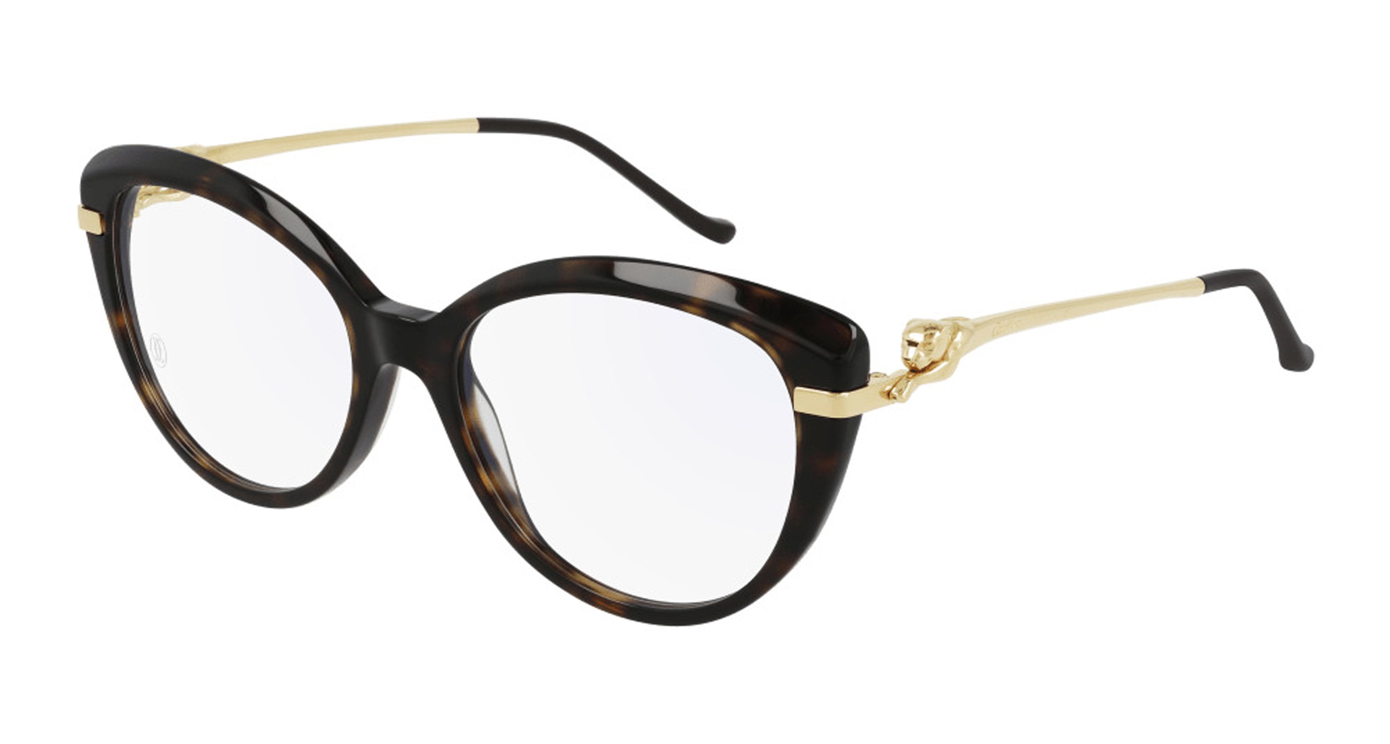 メガネ Cartier Cartier - CT0027O - 002 havana silver transpa CT0026O Eyeglasses - Cartier Authorized Retailer