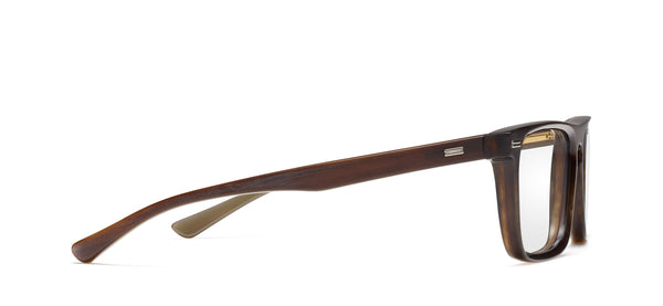 Newman Horn in brown matte / shiny