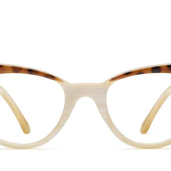 Jazz Series - Madeleine Horn in Spotty Tortoise Brown / Creme