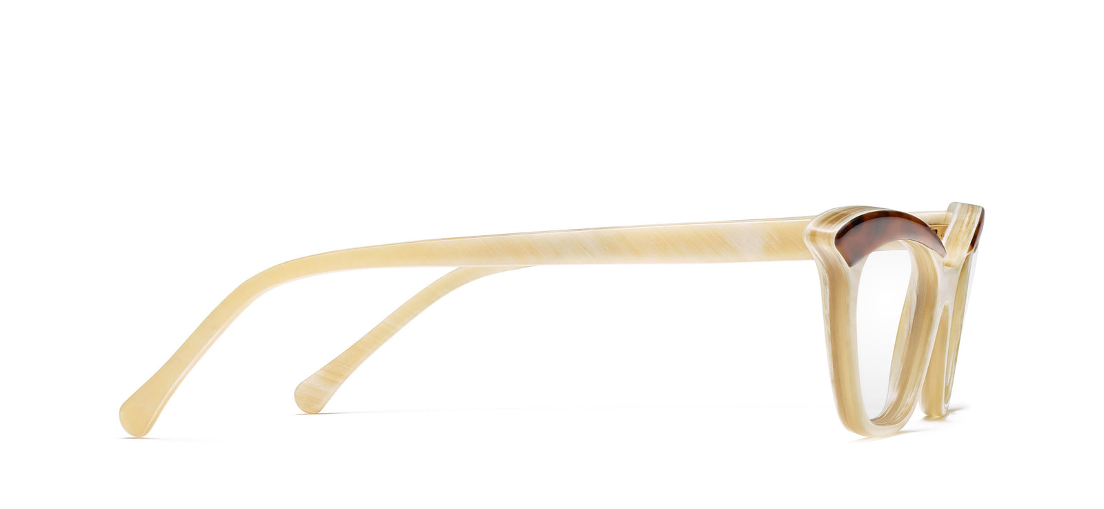 Jazz Series - Madeleine Horn in Spotty Tortoise Brown / Creme