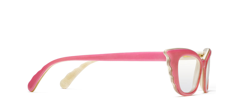 Rona II Horn in pink / creme