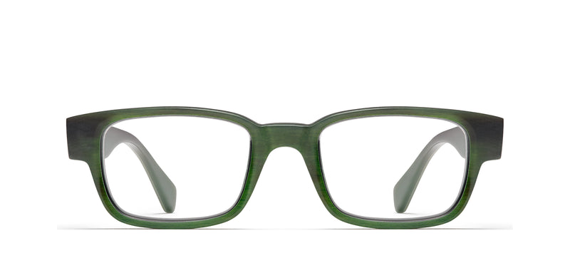 Ed Horn in matte green faceted