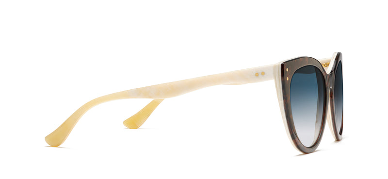 Tapestry Horn in tortoise / creme